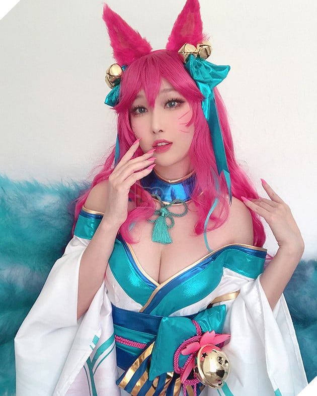 Chìm vào tiên cảnh với bộ ảnh cosplay Ahri Chiêu Hồn Thiên Hồ đậm chất phồn thực - Ảnh 5.