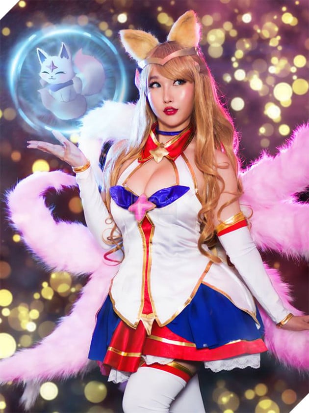 Chìm vào tiên cảnh với bộ ảnh cosplay Ahri Chiêu Hồn Thiên Hồ đậm chất phồn thực - Ảnh 9.
