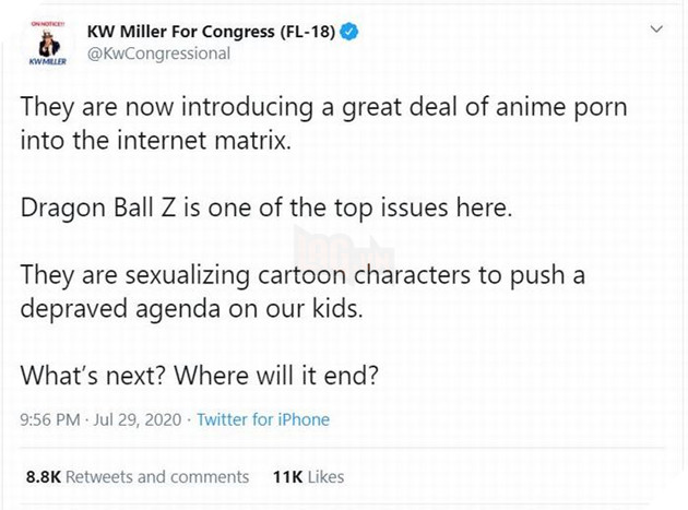 Chuyện thật như đùa: Ứng viên Quốc hội Mỹ tố Dragon Ball Z có xu hướng đồi trụy