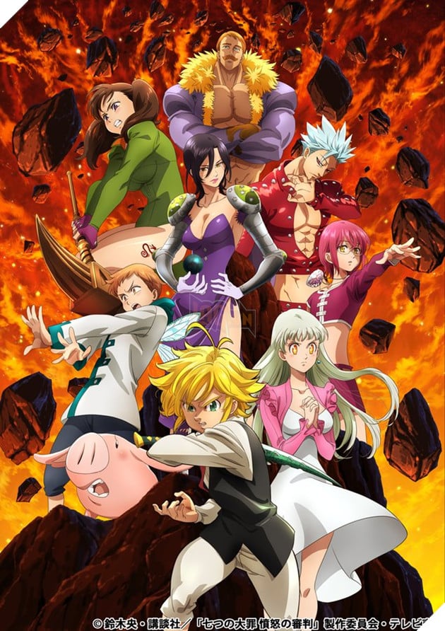 Nanatsu No Taizai season 4 ấn định ngày ra mắt vào năm sau 3