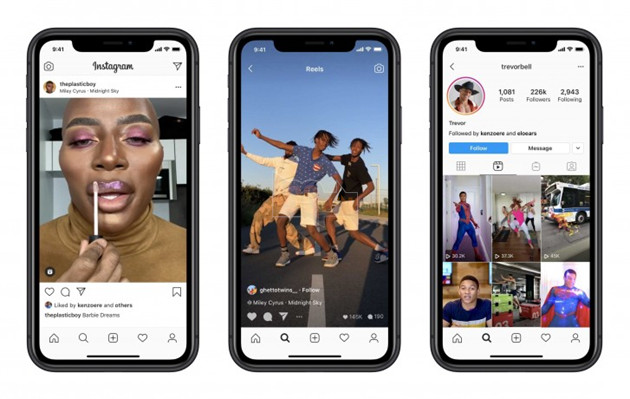 Instagram ra mắt tính năng Reels , nhằm cạnh tranh với mạng xã hội TikTok 2