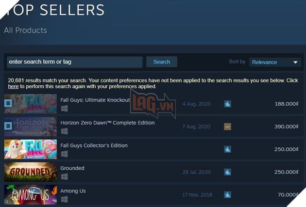 Là bom tấn một thời trên PS4, Horizon Zero Dawn cũng không vượt nổi tân binh trên Steam