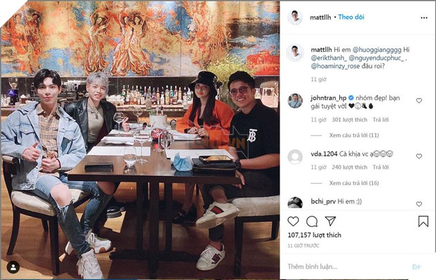  Dòng caption gây thích thú cho CDM của Matt Liu