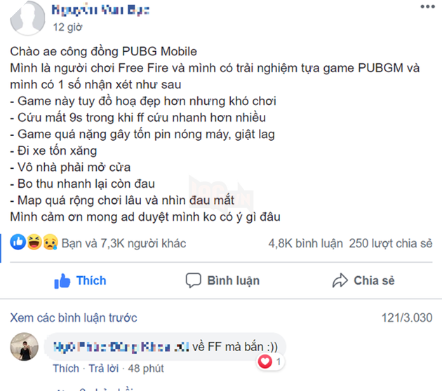 Game thủ “Lửa Chùa” sang chơi PUBG Mobile rồi chê tơi bời khiến cho cộng đồng dậy sóng - Ảnh 2.