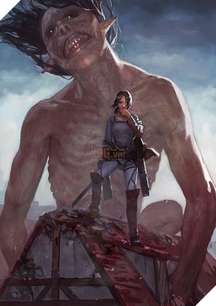 Fanart của Shingeki No Kyojin gây bất ngờ vì đẹp gấp trăm lần manga gốc 2