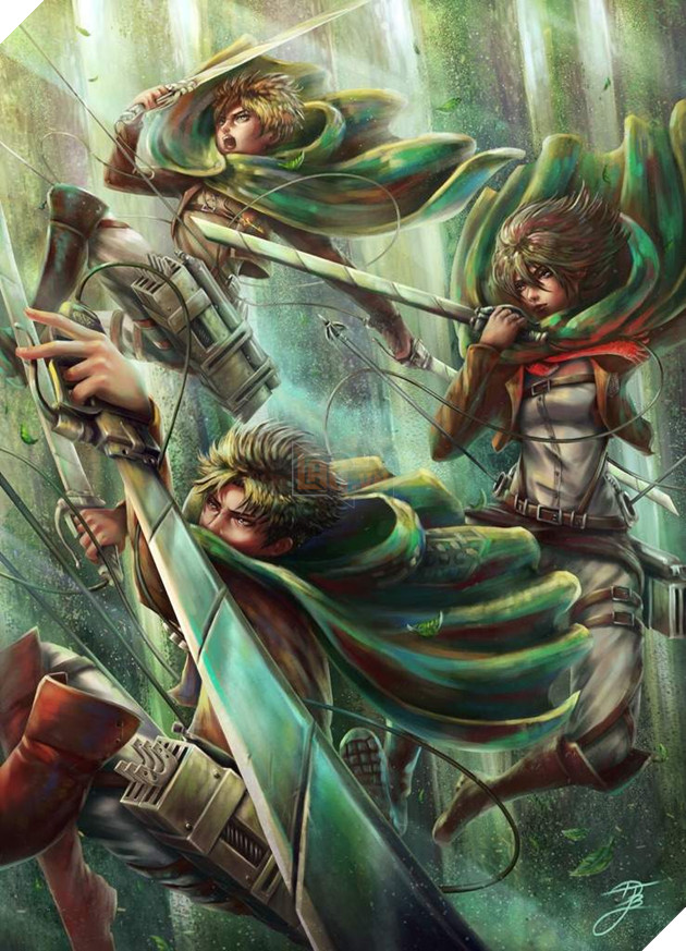 Fanart của Shingeki No Kyojin gây bất ngờ vì đẹp gấp trăm lần manga gốc 8