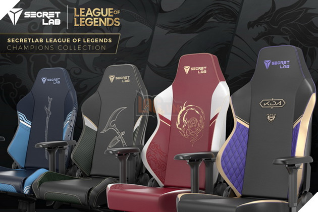 LMHT tung ra series Gaming Chair mới cực chất với phiên bản thánh Yasuo và K/DA hàng hiệu