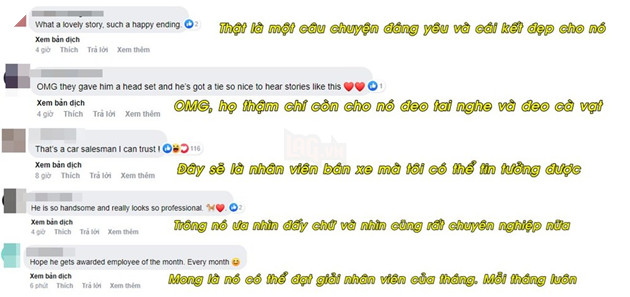  
Cư dân mạng bày tỏ sự yêu mến với chú chó Tucson Prime. Ảnh: Chụp màn hình