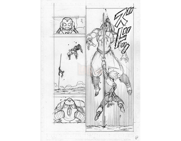 Dragon Ball Super chap 63 bị lộ 8 trang bản thảo với nội dung về cuộc so tài giữa Merus và Moro 3