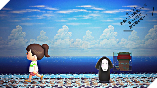 Fan cuồng của anime Spirited Away xây dựng hẳn một vùng đất linh hồn cực kì chi tiết trong Animal Crossing 4