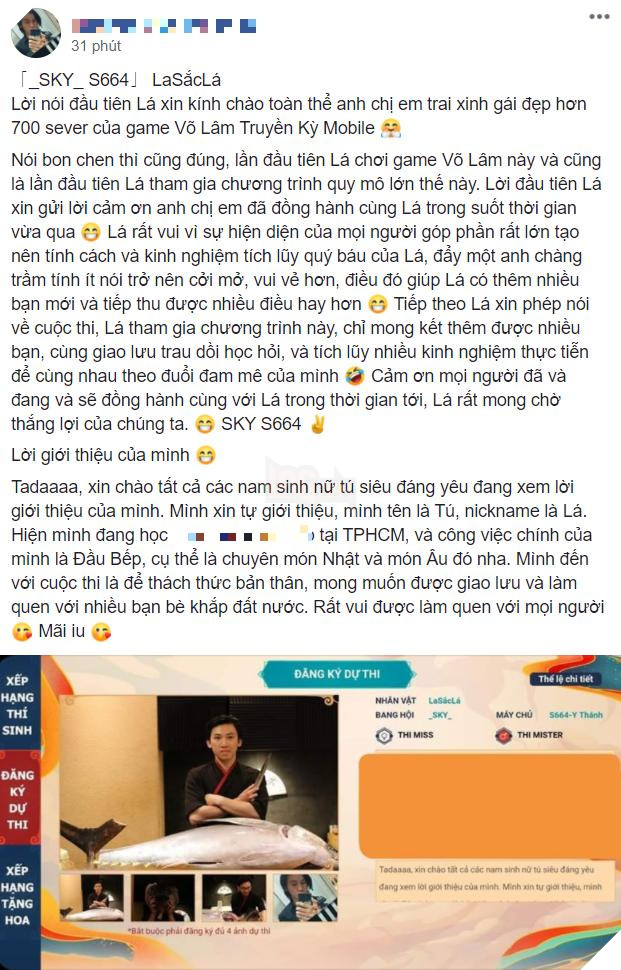 Hơn 2000 game thủ báo danh chỉ trong 24 giờ khởi động Vòng loại Miss & Mister Võ Lâm Truyền Kỳ 15 3