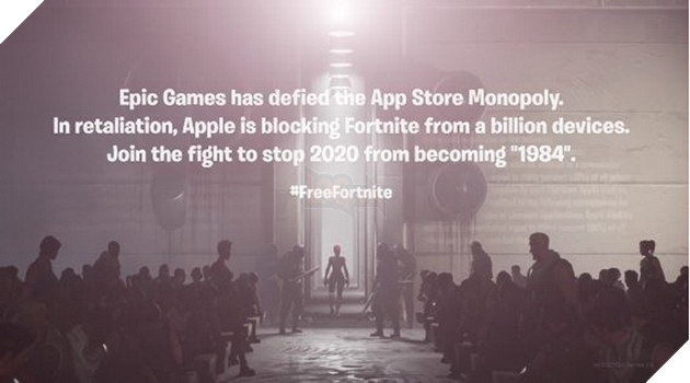Epic Games tuyên chiến với Apple và tung video hài chọc cười quảng cáo Apple năm xưa 3