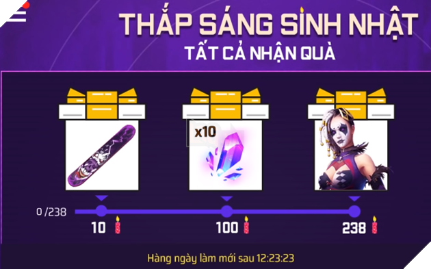 Free Fire: Cách thức tham gia các sự kiện Sinh nhât 3 năm Free Fire  9
