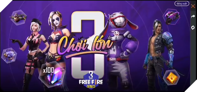 Free Fire: Cách thức tham gia các sự kiện Sinh nhât 3 năm Free Fire  2
