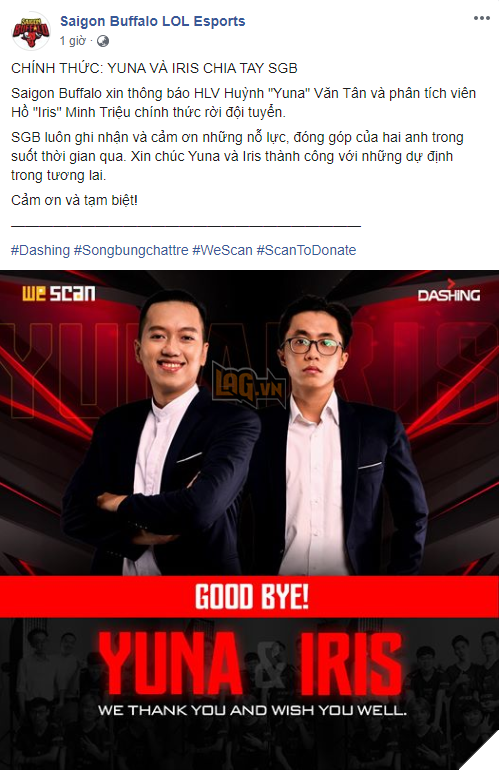 Phải xuống chơi vòng thăng hạng, Saigon Buffalo chia tay bộ đôi Yuna - Iris chỉ sau đúng 1 mùa giải - Ảnh 1.