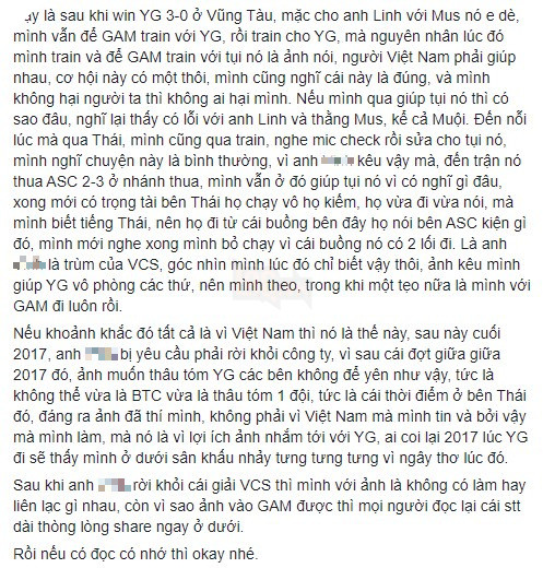 Optimus hé lộ câu chuyện GAM suýt bị loại khỏi GPL Hè 2017, miêu tả Tinikun bị hại phải trốn chui nhủi như đi đánh trận - Ảnh 2.
