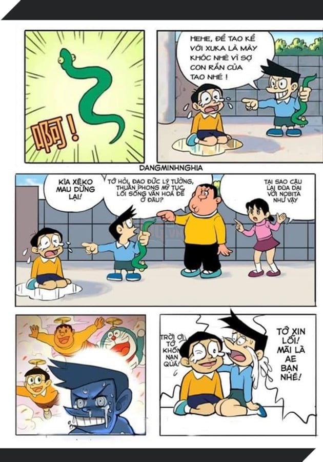 Tổng hợp những meme nổi tiếng về nhân vật Chaien khóc trong Doraemon trên MXH 13