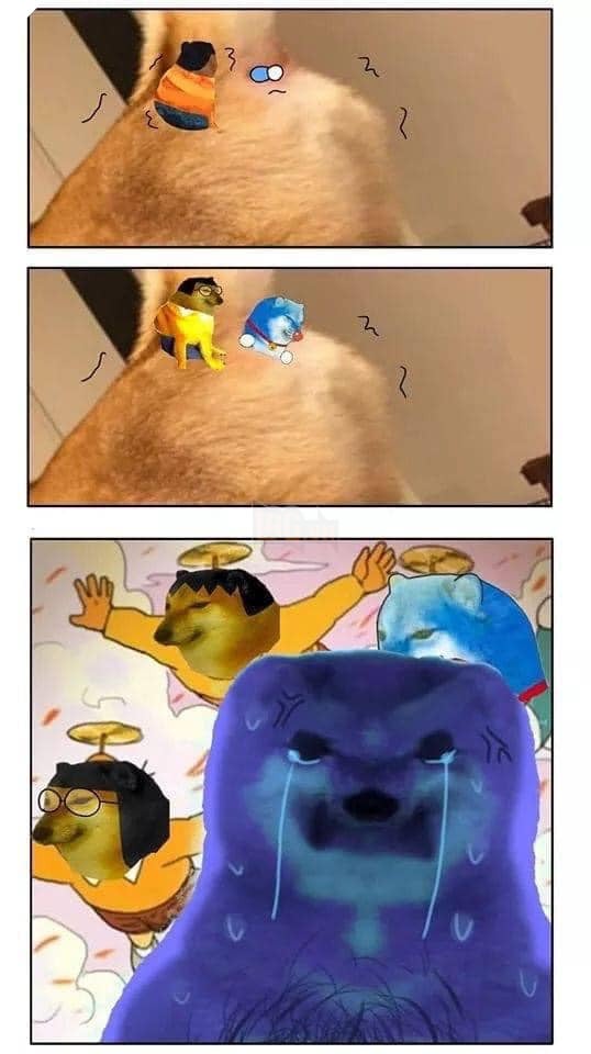 Tổng hợp những meme nổi tiếng về nhân vật Chaien khóc trong Doraemon trên MXH 14
