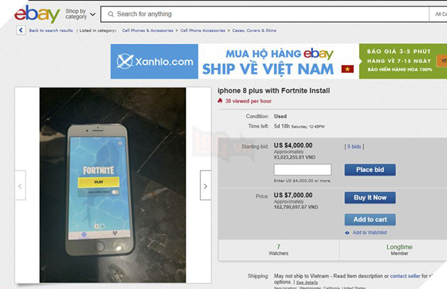 Game thủ giật mình với những chiếc iPhone giá 100 triệu đồng chỉ vì nó có cài đặt Fortnite 2