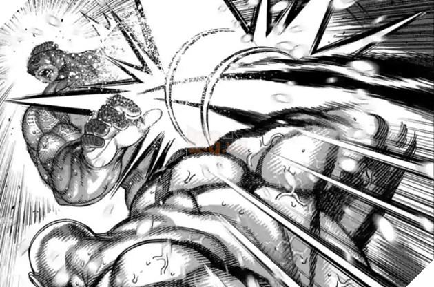 Spoiler Kengan Omega chap 73: Toa vả Julius mặt quay như đĩa hát, nằm bẹp không thể đứng dậy! 2