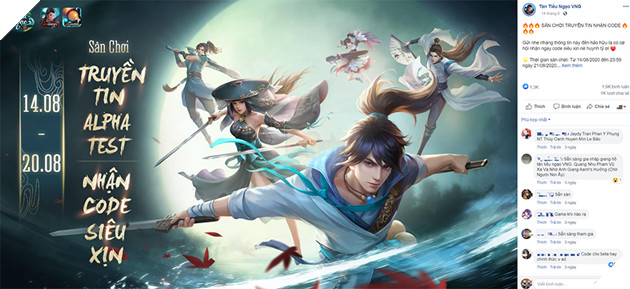 Tân Tiếu Ngạo VNG mở cửa Alpha Test từ sáng 20/08 7