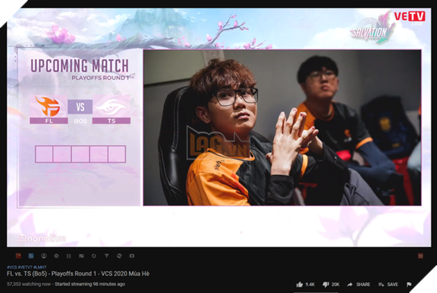Trận đấu giữa FL và TS bị delay suốt 1 giờ đồng hồ, kênh phát sóng VCS nhận bão dislike - Ảnh 1.