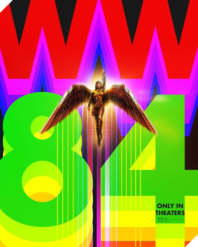 Wonder Woman 1984: Poster hé lộ khả năng bay của Diana trong bộ giáp mới