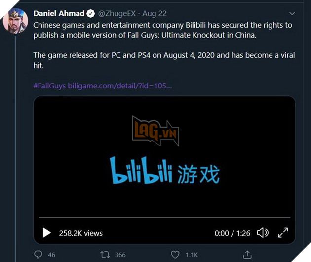 Chưa ra bản mobile, Bilibili đã đặt cọc trước Fall Guys Mobile tại Trung Quốc 2