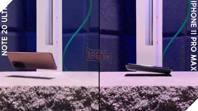 Samsung Galaxy Note 20 Ultra đánh bại iPhone 11 Pro Max trong thử nghiệm thả rơi mới nhất 2
