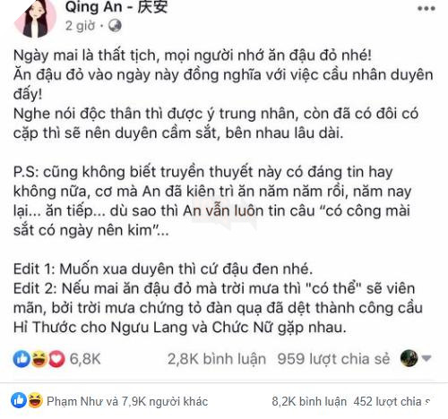 Thất Tịch là ngày gì ? Khi truyền thông dùng chè đậu đỏ thoát ế bẻ cong truyền thống 6
