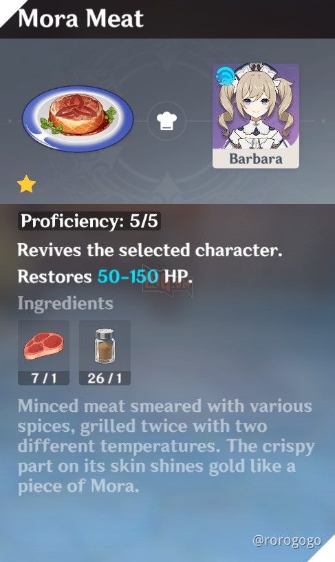 Genshin Impact: Hướng dẫn Công Thức Nấu ăn quan trọng nhất trong game dành cho tân thủ 15