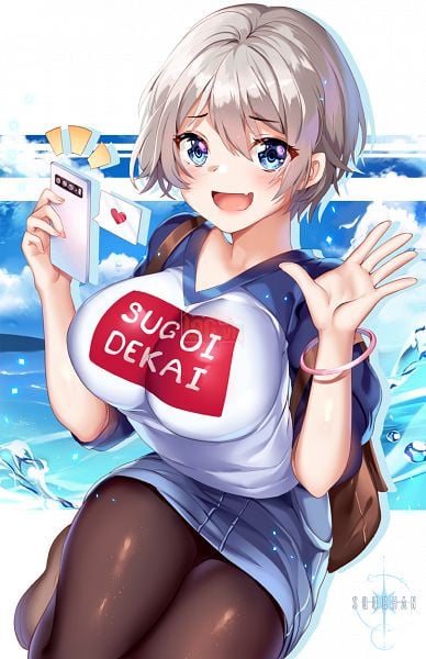 Uzaki chan fanart trông như thế nào, có to hơn bản gốc hay chăng? 8