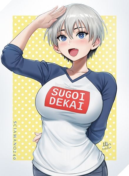 Uzaki chan fanart trông như thế nào, có to hơn bản gốc hay chăng? 9