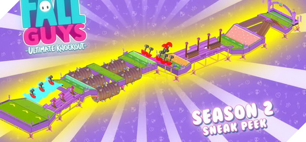 Fall Guys hé lộ chủ đề Mùa 2 - Thời Trung Cổ với hàng loạt map và trang phục mới 2
