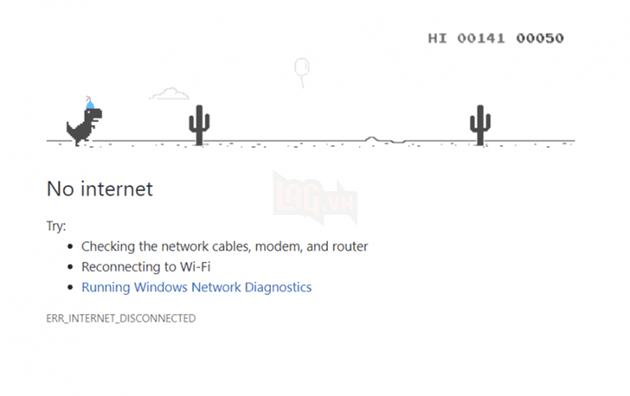 Hướng dẫn: Cách chơi T-Rex No Internet trên Google Chrome trực tuyến và ngoại tuyến