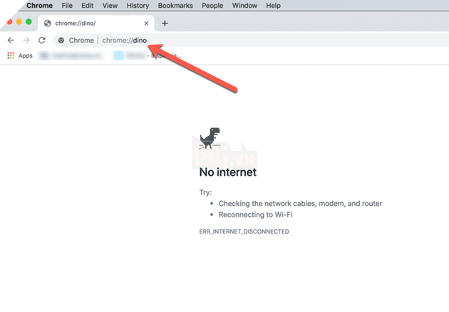 Hướng dẫn: Cách chơi T-Rex No Internet trên Google Chrome trực tuyến và ngoại tuyến 3