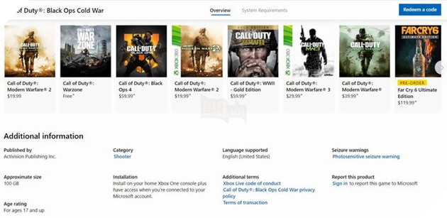 Call of Duty: Black Ops Cold War hé lộ dung lượng khủng nhưng rất quen thuộc