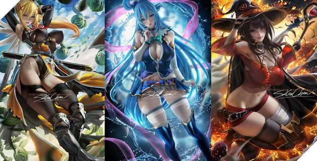 Loạt hình anime,manga,game hấp dẫn nhất của Sakimichan cho bạn tha hồ đặt làm ảnh nền 9