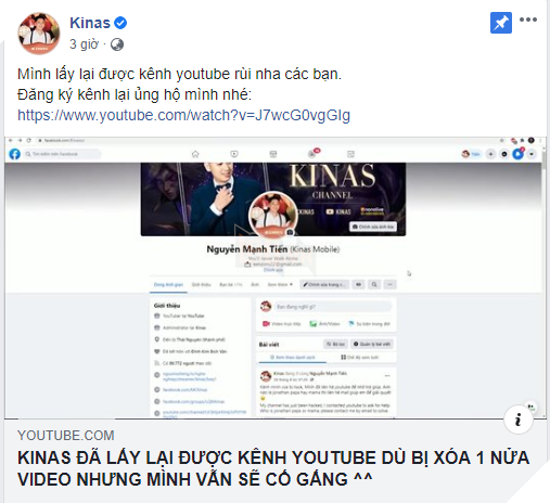 Sau khi bị “Jonathan Galindo” viếng thăm, Youtuber triệu sub Kinas báo tin nóng tới người hâm mộ - Ảnh 3.