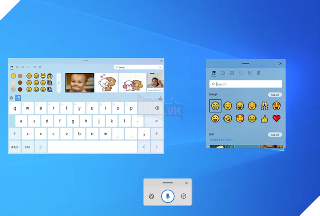 Windows 10 giới thiệu tính năng bàn phím cảm ứng mới với GIF, icon mới và nhập văn bản bằng giọng nói 