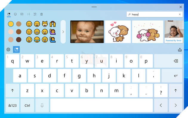 Windows 10 giới thiệu tính năng bàn phím cảm ứng mới với GIF, icon mới và nhập văn bản bằng giọng nói  3