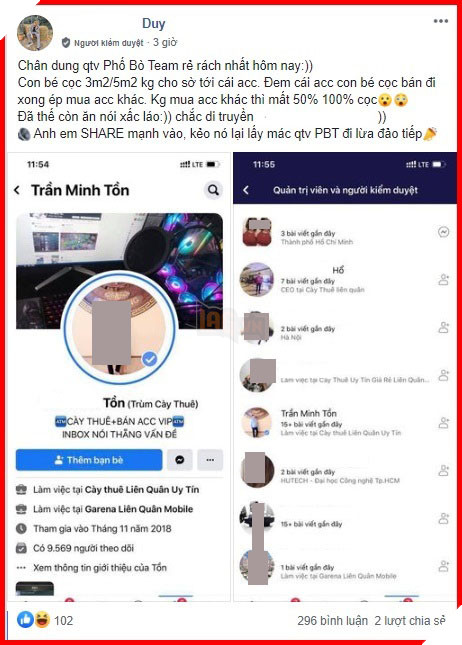 Drama cực căng giữa 2 Clan Liên Quân siêu danh tiếng: Đặt cọc mua acc, nguy cơ mất tiền - Ảnh 2.