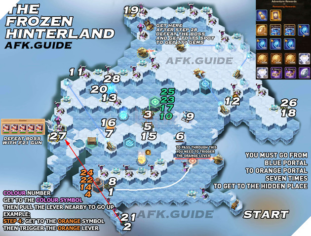 Voyage of Wonders Guide & Map: The Frozen Hinterland