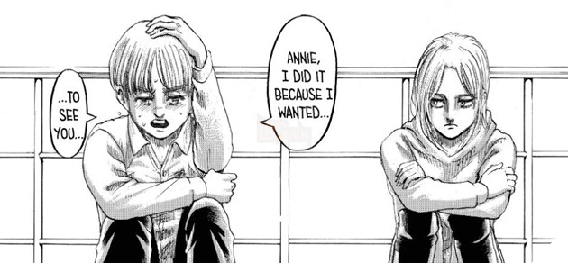 Spoiler Attack On Titan chap 132: Hange hy sinh. Armin, Mikasa, Levi tiến đến chỗ Eren 3