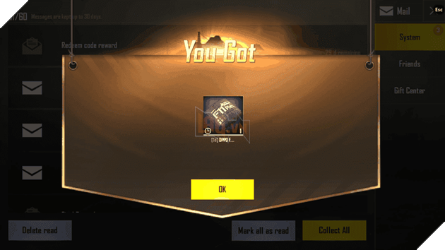 PUBG Mobile 1.8: Update giftcode in 2022 and how to enter the code to receive the gift 8