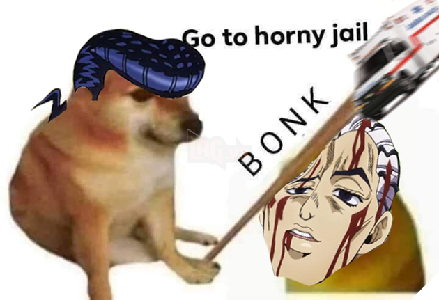 Go to horny jail BONK Cartoon Canidae Dog