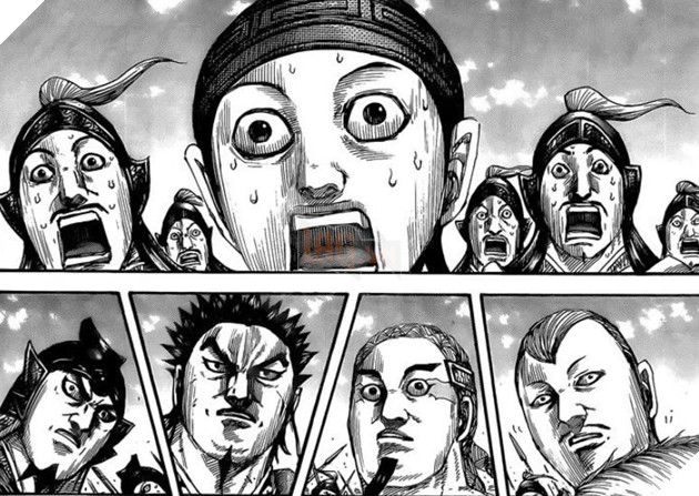 Spoiler Kingdom chap 653: Bất chấp bạn thù, Loạn Mỹ Bách lao vào chém Lục Ô Vị và Thiên Đẩu Vân! 4