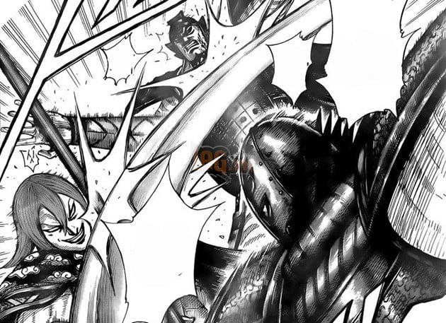 Spoiler Kingdom chap 653: Bất chấp bạn thù, Loạn Mỹ Bách lao vào chém Lục Ô Vị và Thiên Đẩu Vân! 5