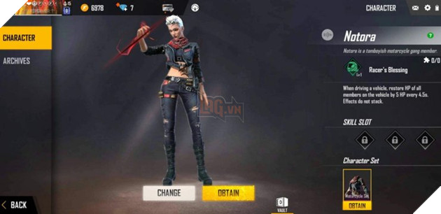 Free Fire: Mọi điều bạn cần biết về nhân Notora 4