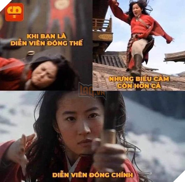 Mulan: Cười không nhặt được mồm với loạt ảnh chế diễn xuất đơ cứng của Lưu Diệc Phi 6